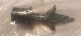 2 remates barra cortina negro