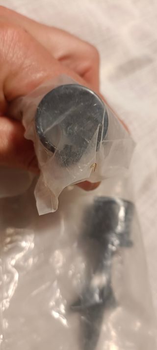 2 remates barra cortina negro