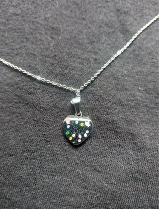 Conjunto de cadena con colgante + pendientes