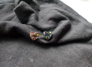 Conjunto de cadena con colgante + pendientes