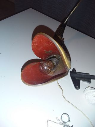 Lampada da tavolo vintage anni 50-60