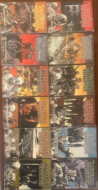 Los muertos vivientes 1-27 (El numero 26 dañado)