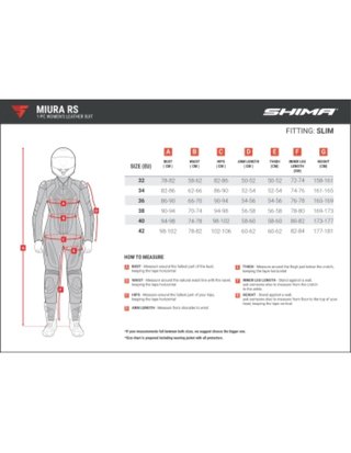 SHIMA MONO MIURA RS 1PCS BLACK/RED