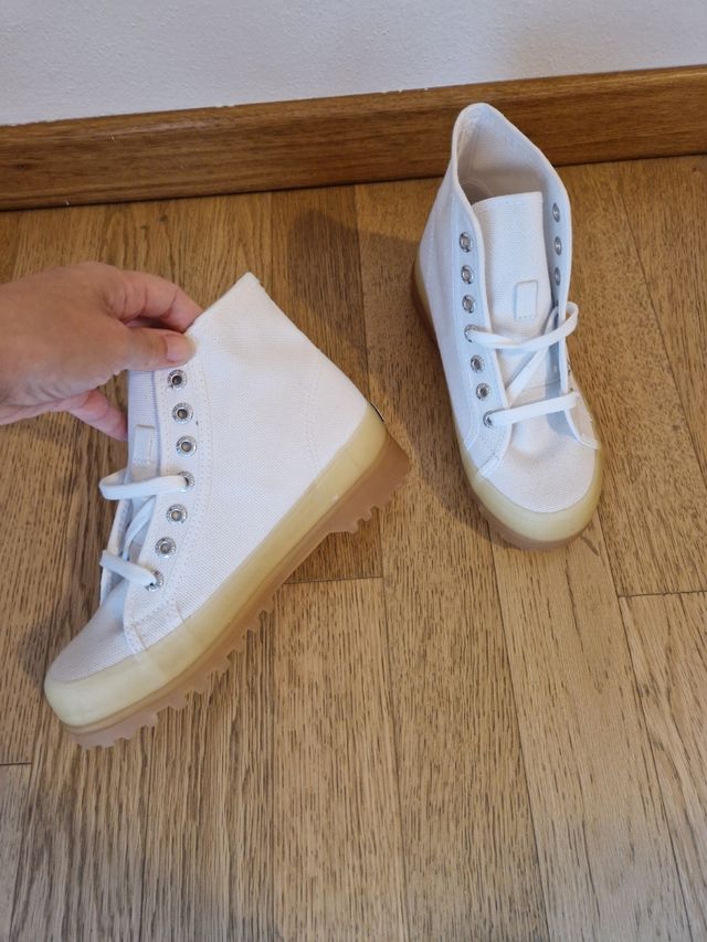 Sneakers alte Superga Jellygum taglia 35 nuove
