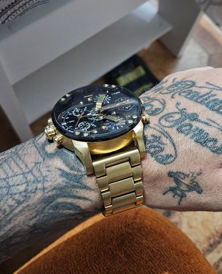 Reloj diesel mr daddy 2.0 dorado