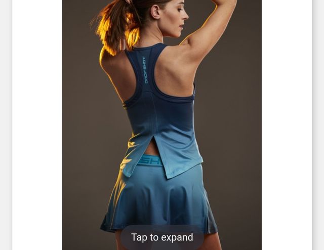 Falda camiseta padel nuevo