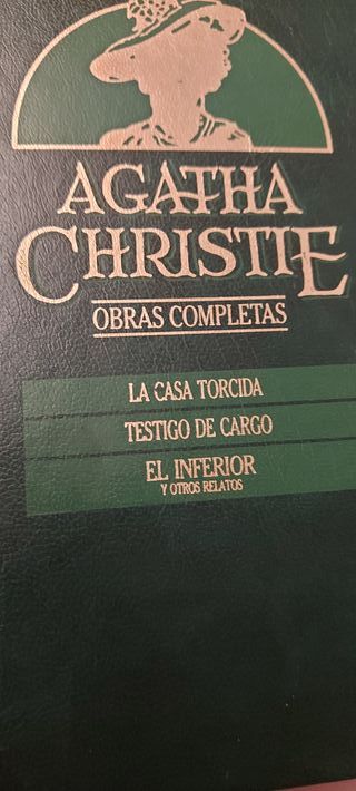 lote 3 libros Agatha Christie .  obras completas