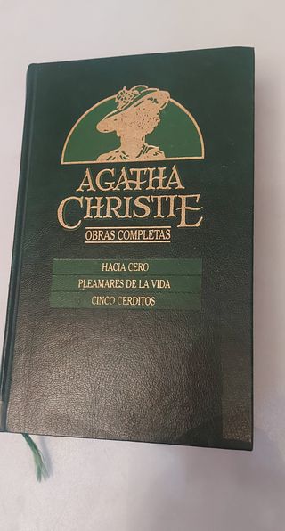 lote 3 libros Agatha Christie .  obras completas