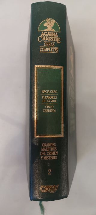 lote 3 libros Agatha Christie .  obras completas