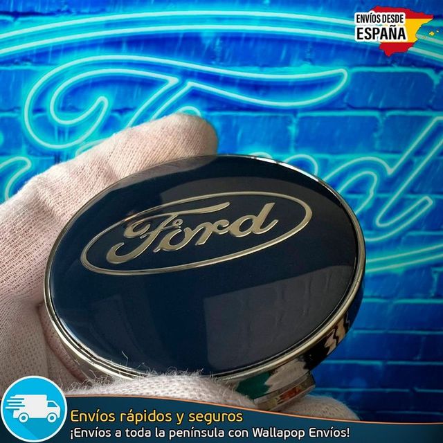 X4 Tapacubos Ford 60mm Cubrebujes Tapas Llantas