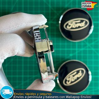X4 Tapacubos Ford 60mm Cubrebujes Tapas Llantas