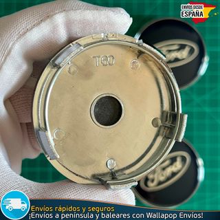 X4 Tapacubos Ford 60mm Cubrebujes Tapas Llantas