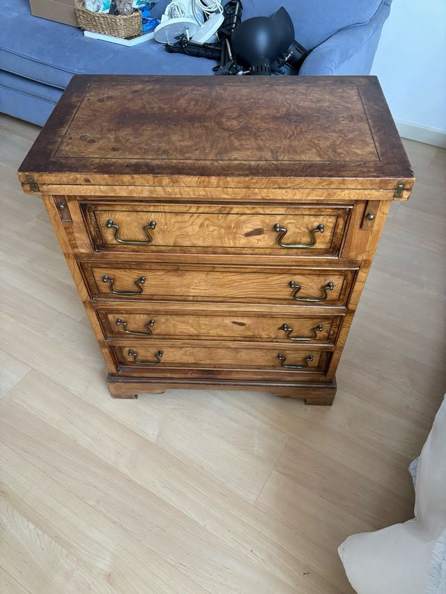 Cajonera inglesa roble extensible