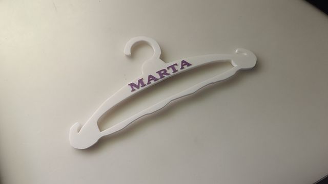 Percha personalizada