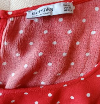 vestido bershka 
