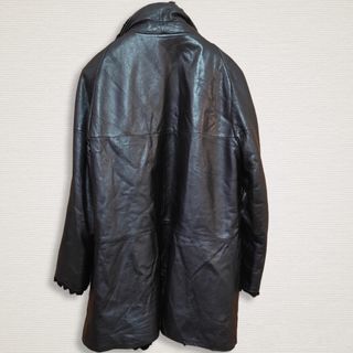 Cappotto di pelle vintage double face