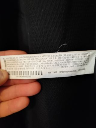 Cappotto elegante zara Man XXL