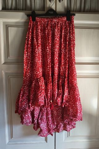 Falda de verano asimétrica Las Dalias Ibiza 
