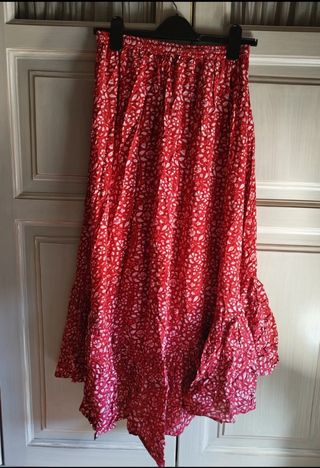 Falda de verano asimétrica Las Dalias Ibiza 