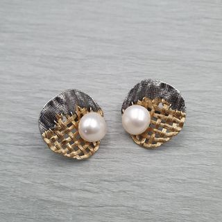 Pendientes plata 925 con perlas cultivadas