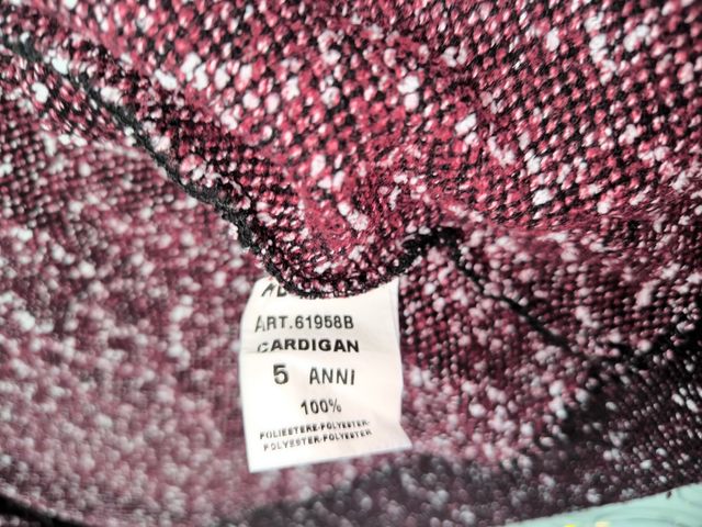 Cardigan bambino 5 anni