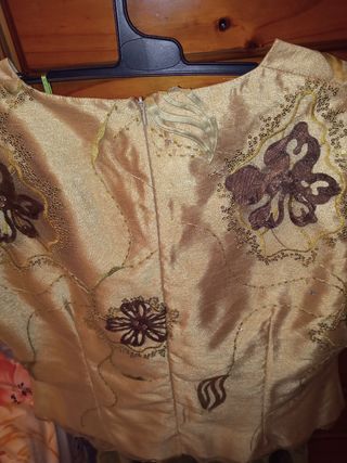 Blusa cuerpo fiesta lentejuelas y bordados