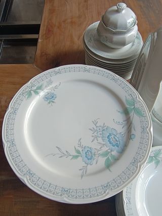 Vajilla porcelana santa clara 