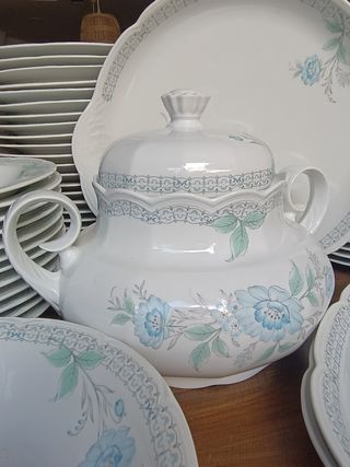 Vajilla porcelana santa clara 