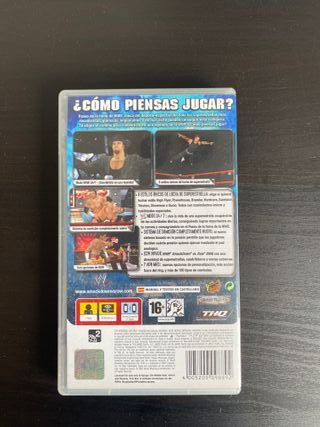 caja smackdown vs raw 2008 psp