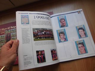 LOTE 3 ÁLBUMES DE CROMOS L'ALBUM DEL BARÇA