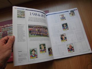 LOTE 3 ÁLBUMES DE CROMOS L'ALBUM DEL BARÇA
