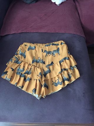 Falda pantalón estampada
