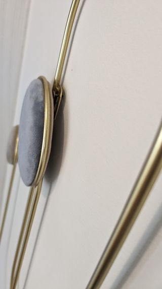 Decorazione parete metallo dorato Maison