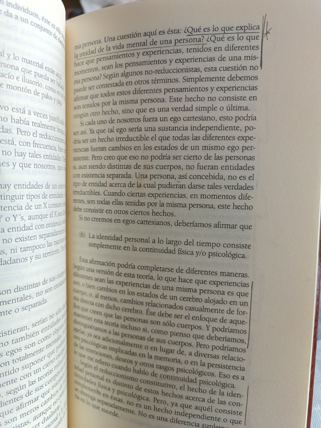 Personas, racionalidad y tiempo. Derek P