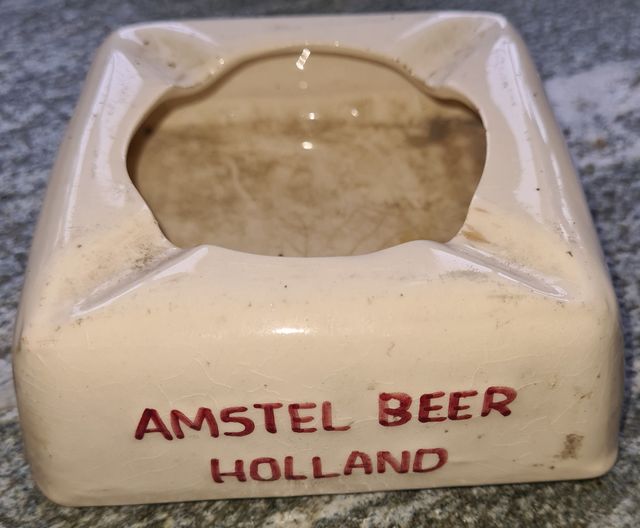 Portacenere AMSTEL BEER in ceramica