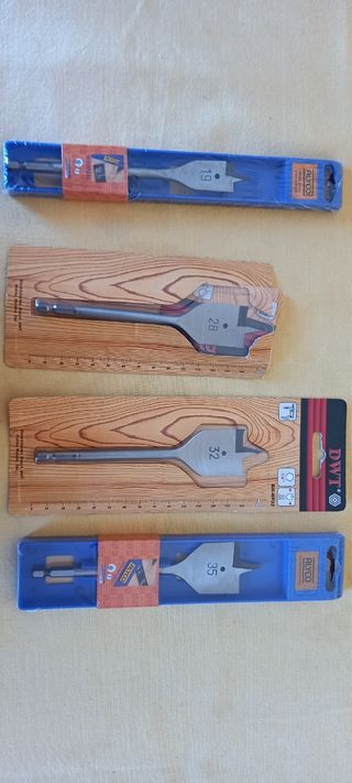 Juego de 4 brocas madera