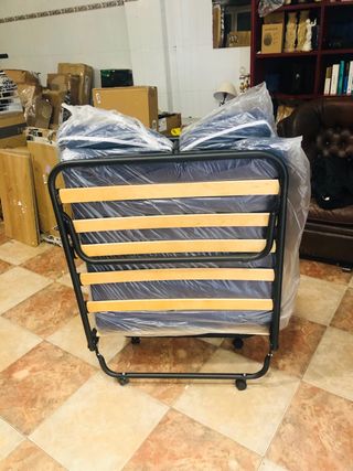 Somier plegable con colchón