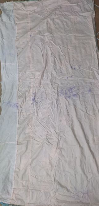 Edredón vintage de flores de tela