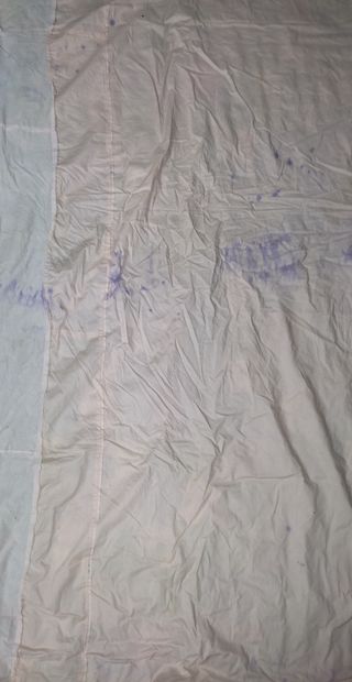 Edredón vintage de flores de tela