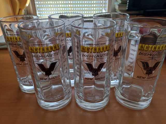 Set di boccali da birra Moto Rock