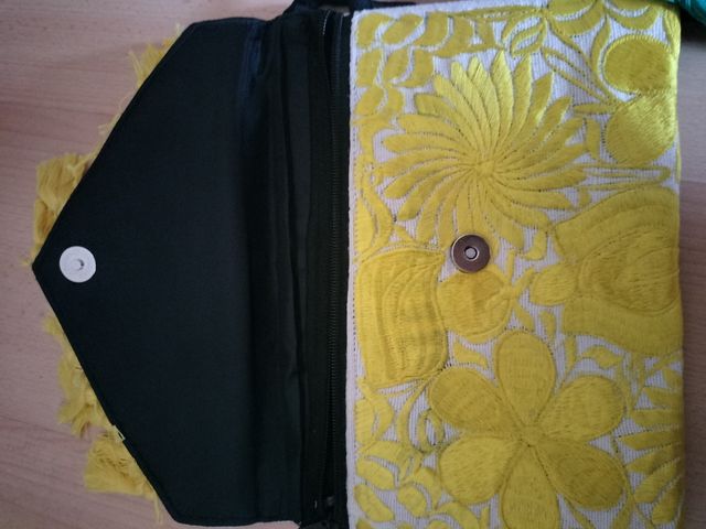 2 bolsos bordados original mexico