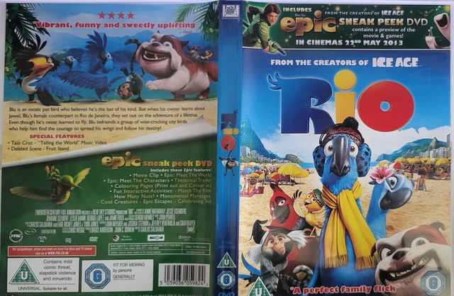 DVD CARTONE ANIMATO RIO