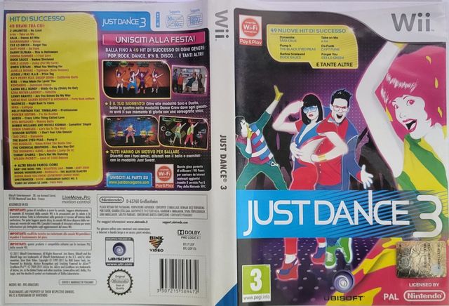GIOCO WII JUSTDANCE 3