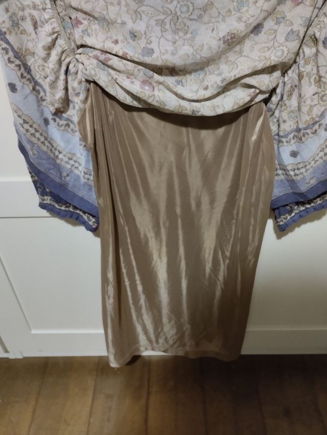 Vestido estampado de mango