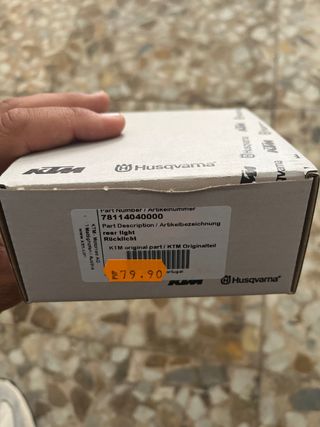 Ktm foco husqvarna nuevo piloto trasero