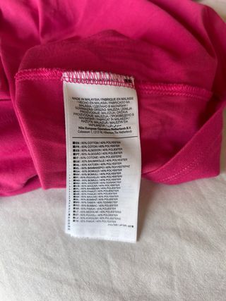 Camiseta nike mujer fucsia