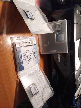 Tres videojuegos Nintendo DS: Brain Training y 2