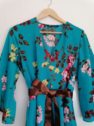 🌸 Zara Blusa de flores 