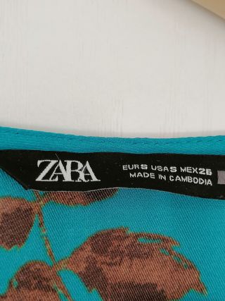 🌸 Zara Blusa de flores 