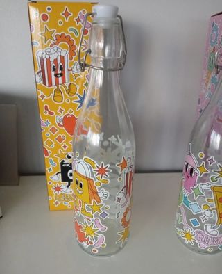 Botella con cierre